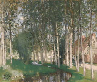 Les Peupliers - Pierre-Eugène Montzin — artwork view