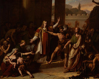 Saint Laurent painting led to martyrdom - Pierre-Félix Trézel — artwork view