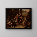 Saint Laurent painting led to martyrdom - Pierre-Félix Trézel — framed artwork on a wall