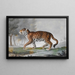 Large Panther Painting - Pierre-François De Wailly — framed artwork on a wall