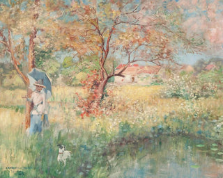 a farm in Burgundy - Pierre-Georges Jeanniot — artwork view