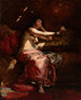 The Death of Cleopatra - Pierre-Joseph Mousset — artwork view