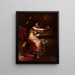 The Death of Cleopatra - Pierre-Joseph Mousset — framed artwork on a wall
