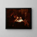 The Nativity - Pierre-Louis Crétey — framed artwork on a wall