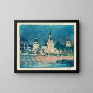 Pavillon de l'Asie russe - Pierre-Marcel Roy — framed artwork on a wall