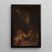 The Entombment - Pierre-Nicolas Brisset — framed artwork on a wall