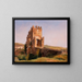 Vue du Ponte Nomentano dans la campagne romaine - Pierre-Nicolas Brisset — framed artwork on a wall