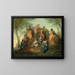 Apollon and the Nine Muses on Mount Parnassus - Pierre-Paul Prud'hon — framed artwork on a wall