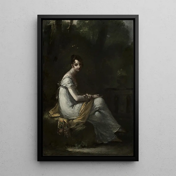 Madame Dufresne - Pierre-Paul Prud'hon — framed artwork on a wall