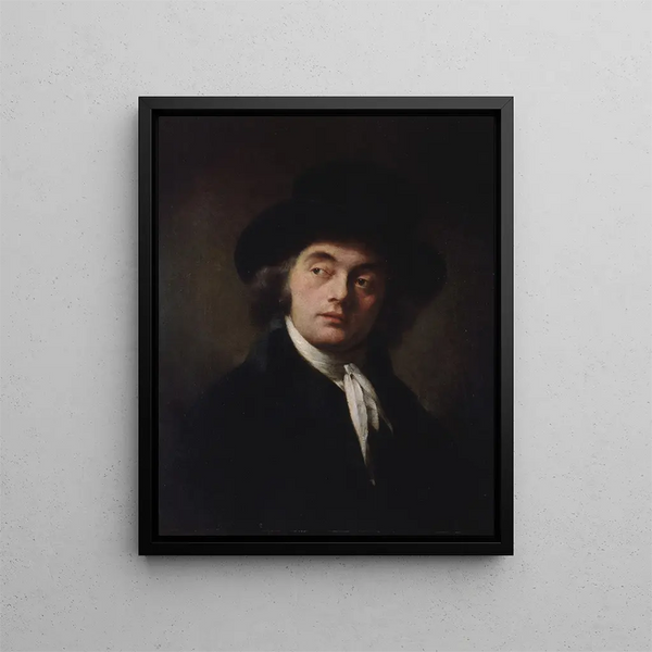 Unknown Portrait Painting - Pierre-Paul Prud'hon — framed artwork on a wall