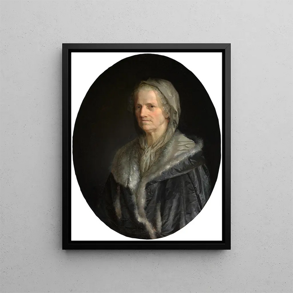 Portrait of Madame Simon - Pierre-Paul Prud'hon — framed artwork on a wall