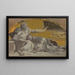 Study for the tympanum in honor of Cicero - Pierre-Victor Galland — framed artwork on a wall