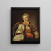 Portrait of a woman - Pierre Allais — framed artwork on a wall