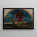 Hercules and the Erymanthian Boar after Delacroix - Pierre Andrieu — framed artwork on a wall