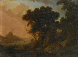 Landscape with a Hermit - Pierre Antoine Patel the Younger — artwork view