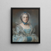 Portrait of a Lady - Pierre Bernard — framed artwork on a wall