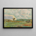 Countryside The Plowing - Pierre Bonnard — framed artwork on a wall