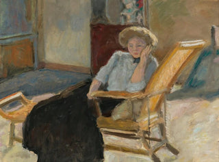Woman sitting - Pierre Bonnard — artwork view