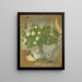 Flowers, snowballs - Pierre Bonnard — framed artwork on a wall
