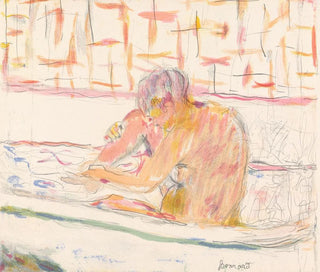 Woman in a Bathtub - Pierre Bonnard — artwork view