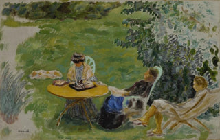 Pierre Bonnard - La Sieste au jardin.webp