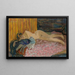 The Pink Sofa - Pierre Bonnard — framed artwork on a wall