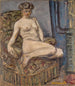 Model in an Armchair - Pierre Bonnard — artwork view