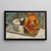 Still life The Jug orange - Pierre Bonnard — framed artwork on a wall