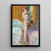 Nude Standing Painting - Pierre Bonnard — framed artwork on a wall