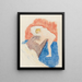 Nude Bath - Pierre Bonnard — framed artwork on a wall