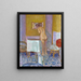Nude with a red fabric Nude at her toilette - Pierre Bonnard — framed artwork on a wall