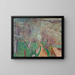 Landscape clear or Olive trees in Cagnes - Pierre Bonnard — framed artwork on a wall