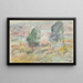 Landscape of Vernon - Pierre Bonnard — framed artwork on a wall