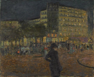 Place Pigalle at Night - Pierre Bonnard — artwork view