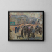 Les Chiffonniers - Pierre Bonnard — framed artwork on a wall