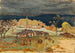 Village sky storm - Pierre Bonnard — artwork view