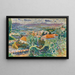 Vue de Cannet - Pierre Bonnard — framed artwork on a wall