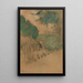 View of Vernon - Pierre Bonnard — framed artwork on a wall