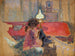 Woman with a Lamp - Pierre Bonnard — artwork view