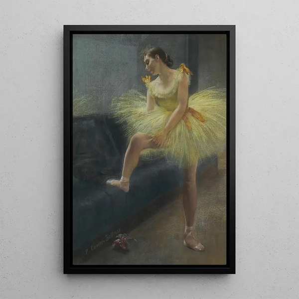 La danseuse - Pierre Carrier-Belleuse — framed artwork on a wall