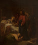 Jesus resurrecting Jairus's daughter - Pierre Claude François Delorme — artwork view