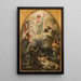 The Descent of Jesus Christ into Limbo - Pierre Claude François Delorme — framed artwork on a wall