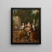Après la Chasse - Pierre Dulin — framed artwork on a wall