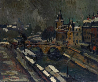 Paris in Winter - Pierre Dumont — artwork view