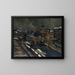 Paris in Winter - Pierre Dumont — framed artwork on a wall