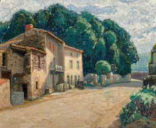 The village of Saint-Morrillon - Pierre Gaston Rigaud — artwork view
