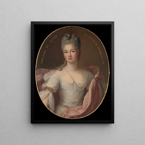 Marie Adélaïde de Savoie 1685-1712 Duchess of Burgundy - Pierre Gobert — framed artwork on a wall