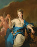 Portrait of Princess de Beauvau-Craon, probably Anne-Marguerite-Gabrielle 1707-1792 as Hebe - Pierre Gobert and Workshop — artwork view