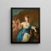 Portrait of Princess de Beauvau-Craon, probably Anne-Marguerite-Gabrielle 1707-1792 as Hebe - Pierre Gobert and Workshop — framed artwork on a wall