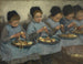 Farm girls peeling potatoes - Pierre Jacques Dierckx — artwork view